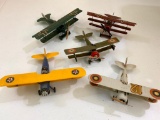 (5) Vintage Plastic Airplanes