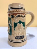 Vintage German .5L Stoneware Beer Mug