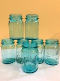 (7) Ball Perfect Mason Pint Canning Jars