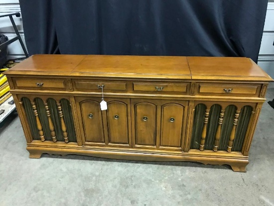 General Electric Console Stereo with Acoustaphonic Speaker Chambers