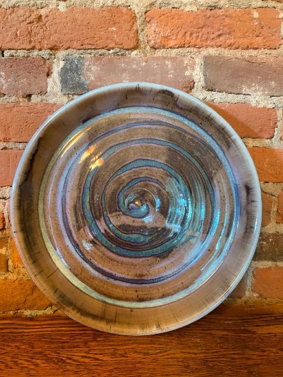 Joan Edwards of Yellow Springs Ohio, Studio Pottery Platter