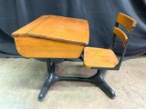 Antique School Desk