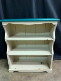 Painted, Wood Bookshelf