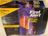 Set of First Alert, Two Story Escape Ladder in Box