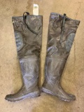 Size 12 Wadders and Two Rain Ponchos