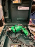 Hitachi D10VH Electric Drill in Plastic Case