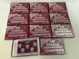 1999 to 2009 50 States Commemorative Quarters, Denver Mint in Original Box and Cases