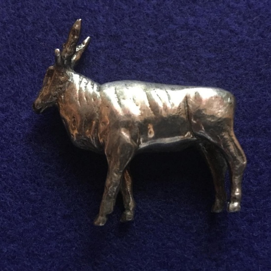 .925 Sterling Figural Antelope