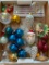 Group of Glass Christmas Ornaments as Pictured