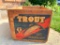 Vintage, Trout Apple Box