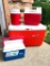 Group of 4 Coolers as Pictured