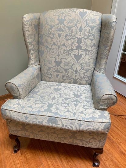Floral, Wingback Chair