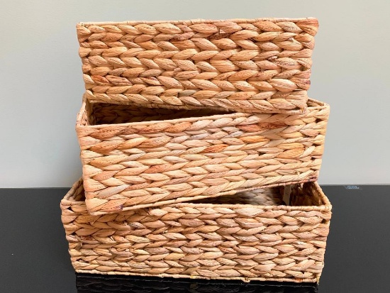 Group of Three Nesting Baskets