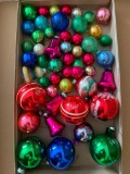 Group of Round Christmas Bulbs and Bells