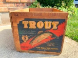 Vintage, Trout Apple Box