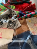 Group of Scarves and A Couple of Handkerchiefs
