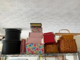 Group with Hat Boxes, Baskets, Decorative Boxes and More