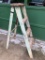 Vintage, Painted, 4 Foot Step Ladder as Pictured