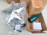 Two, Plastic, Star Tree Toppers, New in Box, 9