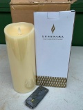 Luminara Real Effect Candle, Set of 4, New in Box, Ivory, 9 Inches Tall