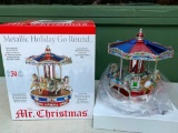 Mr Christmas, Plastic, Metalic Color Holiday Go Round