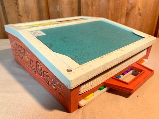 Vintage Fisher Price, School Days Desk, 10" Long