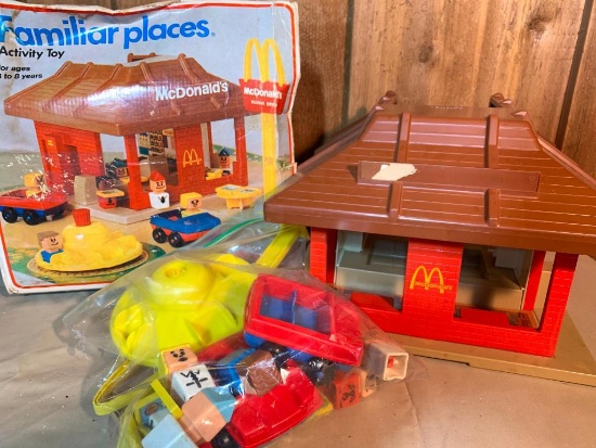Playschool Familiar Places, McDonald's Activity Toy with Original Box