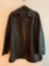 Centigrade Leather Ladies Coat, Size Small