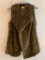 Liz Lang, Fuax Fur Vest, Size Small, Polyester, Olive Color