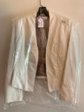 G by Guliana, Size Medium, White, Ladies Fashion Jacket, Polyurethane