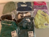 Approx.10, New in Package XXS, Ladies Shirts, Some lots may also include hoodie or sweater. Items