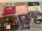 Approx.10, New in Package XXS, Ladies Shirts, Some lots may also include hoodie or sweater. Items
