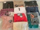 Approx.10, New in Package XS, Ladies Shirts, Some lots may also include hoodie or sweater. Items are