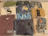 Approx.10, New in Package XS, Ladies Shirts, Some lots may also include hoodie or sweater. Items are