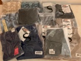 Approx.10, New in Package, Large, Pants, Shirts and Leggings. Items are from Home Shopping Network,