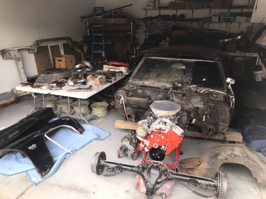 Online Only Auction 1970 Chevelle SS, 396 Project