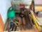 Shelf Lot of Hand Tools and Vintage JAck
