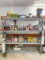 Contents of Metal and Wood Shelving Unit
