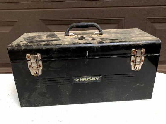 Husky Tool Box and Contents