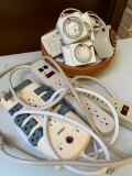 Group of Surge Protectors and Light Timers