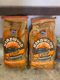 Two Bags of Kroger, Hardwood Lump Charcoal