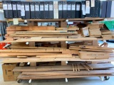 Wood Cart with all Wood, Rolling Rack and Woodsmith Magazines!