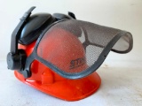 Stihl Hard Hat with Face Mask and Ear Protectors