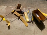 Yellow, Radio Controlled Model Plane with All Shown
