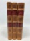 Niebuhr. Lectures on Ancient History. London: Walton, 1852 1st Ed, Full Leather, Three Volume Set