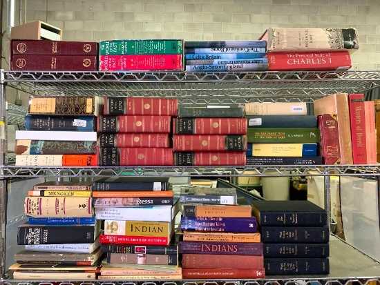 A Large Group of Books with Many Cultural Type Books