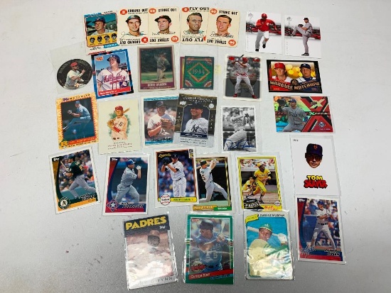 Approx. 25 Better Late 1980's to 2000's Baseball Cards