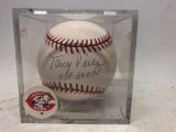 Signed Tony Perez Baseball in Plastic Case with Certificate from Tristar