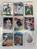 Approx. 150 Better, Mostly 2000's Baseball Cards in Plastic Pages