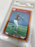1999 Barry Bonds, Arizona State Baseball Card, Graded by Mint Grading Service